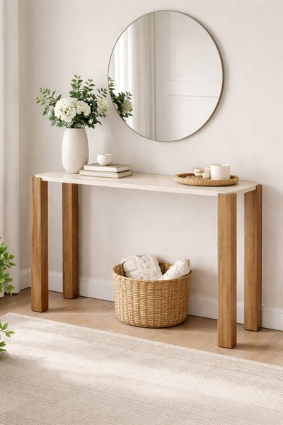 N.zone Modern decorative console table for entryways and living rooms – pract...