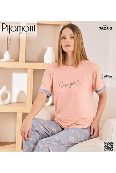 Pijamoni BASKILI PİJAMA TAKIMI