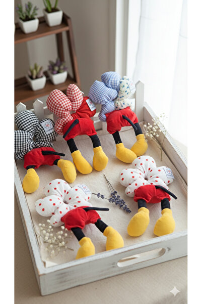 Şirin Figured Fluffy Padded Rubber Buckle - Assorted Color Hair Accessory