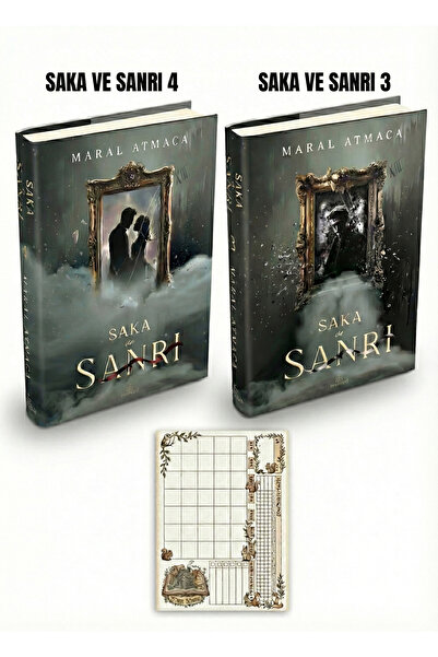 Ephesus Yayınları Saka ve Sanrı 3 Ciltli - Saka ve Sanrı 4 Ciltli - Aylık Pla...
