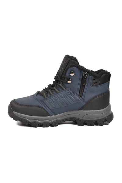 AYK'S Navy Blue Unisex Outdoor Boots X6 g