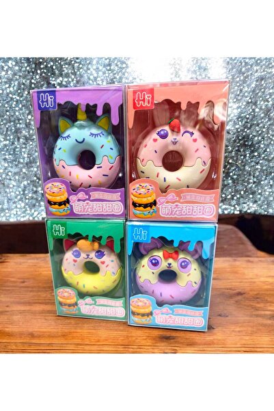 izmir yazici servis Süslü Donut Silgi ( 1 Adet ) Mega Boy 10 Cm.Özel Kutusund...