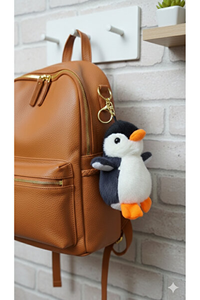 Şirin Sevimli Peluş Penguen Anahtarlık - Farklı Model Seçeneği ile Çanta Akse...