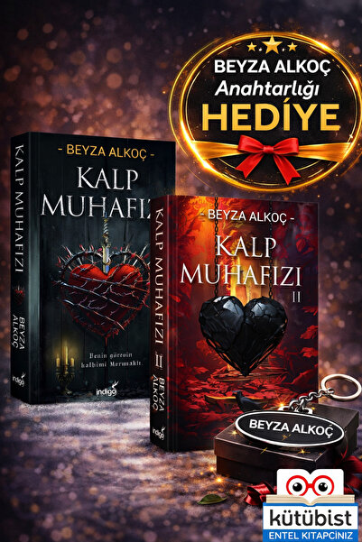 İndigo Kitap Kalp Muhafızı 1 - Kalp Muhafızı 2 / Beyza Alkoç / / Anahtarlık H...