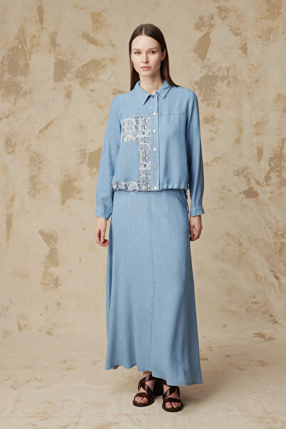 Zühre Etekli Denim Takım Mavi 1783