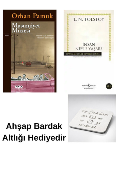 Yapı Kredi Yayınları Masumiyet Müzesi - İnsan Neyle Yaşar (2 Lİ SET)