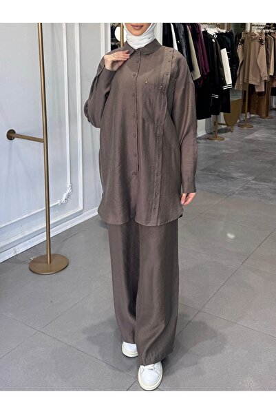 Ceremony ÇAPRAZ CEP DETAYLI PANTOLONLU SAFARİ TAKIM