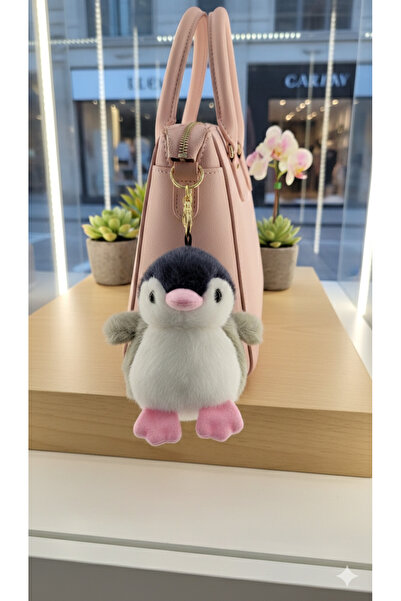 Şirin Sevimli Peluş Penguen Anahtarlık - 2 Farklı Model Seçeneği ile Çanta Ak...