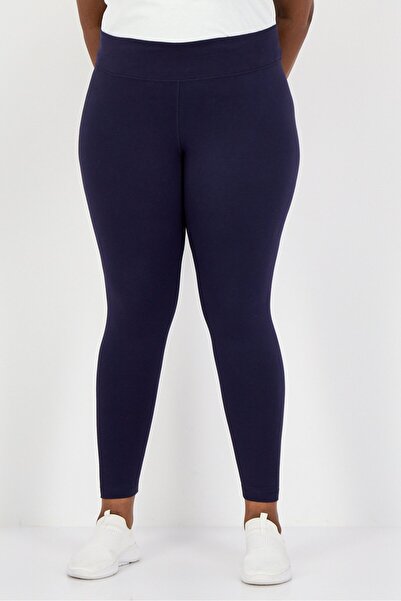 Reebok Women Sportswear Fit Pull On Training Leggings, Navy