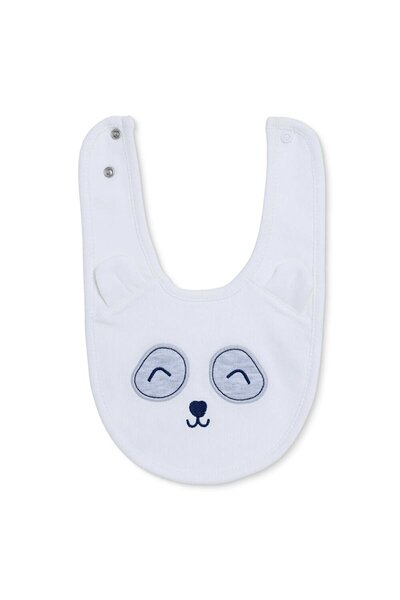 Messy مريلة أطفال مطرزة بالأذنين - للجنسين (4 قطع)