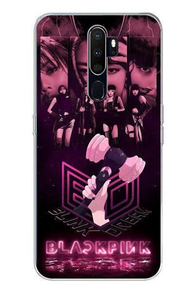 TechTree Oppo A5/A9 2020 Uyumlu Blackpink Poster Baskılı Silikon Kılıf