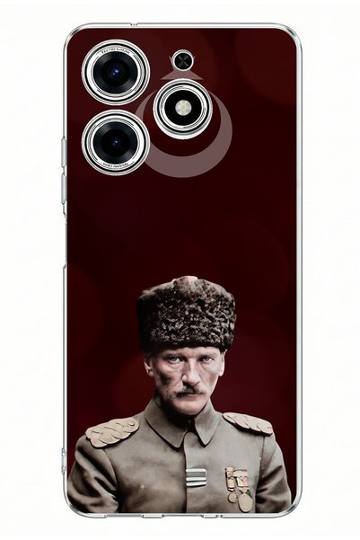 TechTree حافظة سيليكون مطبوعة عليها Ay Yıldız وChief Commander Atatürk متوافق...