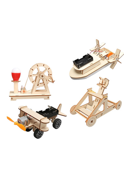 Zantade مجموعة مكعبات بناء خشبية للأطفال، مواد تجميع يمكنك صنعها بنفسك