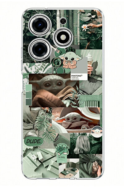 TechTree Tecno Spark 10 Pro Compatible Yoda Collage Printed Silicone Case