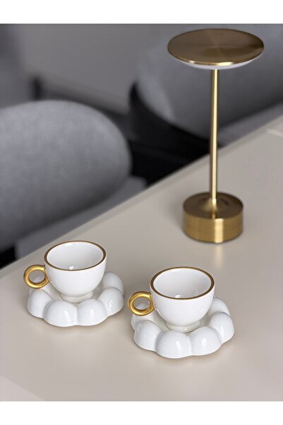 Hediye Köşkü 2-Pack Bulut Luxury Double Size Coffee Cup 125ml