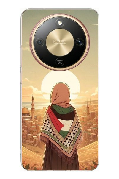 TechTree حافظة سيليكون مطبوعة متوافقة مع هاتف Honor Magic 8 Lite من نوع Filis...