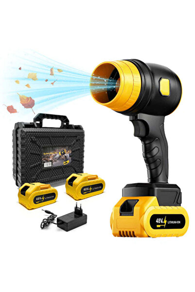 MagExpert Suflanta Aer Portabila cu 2 Acumulatori 48V, 34000 R, Uscare Masina...