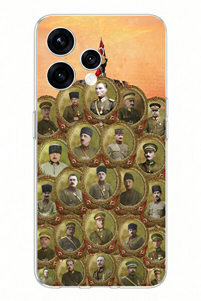 TechTree حافظة سيليكون مطبوعة عليها شعار أتاتورك وقادة حرب الاستقلال متوافقة ...