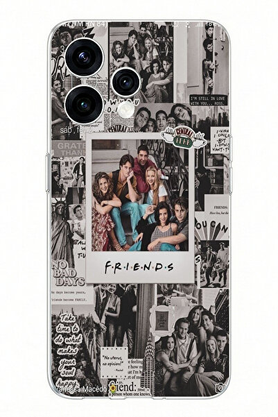 TechTree حافظة سيليكون مطبوعة بتصميم نوستالجيا فريندز متوافقة مع OPPO Reno 15...