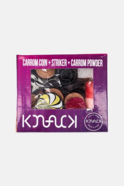 Dream Beans Carrom Coin, Striker With Powder