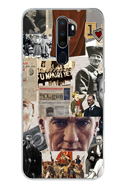 TechTree حافظة سيليكون مطبوعة بتصميم أتاتورك ريبابليكي جمهورية أتاتورك متوافق...