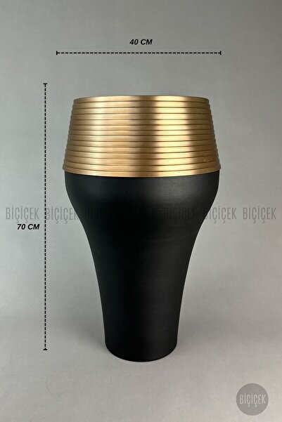 BİÇİÇEK CLEOPATRA SAKSI 70CM METAL