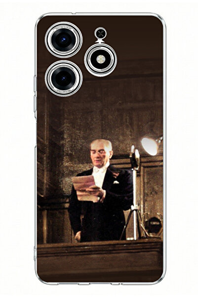 TechTree حافظة سيليكون مطبوعة متوافقة مع هاتف Tecno Spark 10 Pro مع نقش خطاب ...