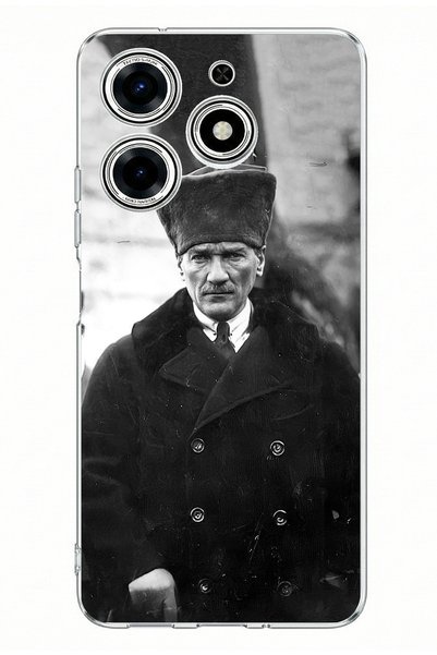 TechTree Tecno Spark 10 Pro Compatible Mustafa Kemal Atatürk Portrait Printed...