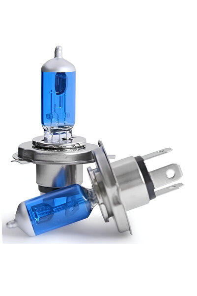 Advo Ampül H4 12v 100w p43t Tırnaklı 1 Takım Beyaz Işık