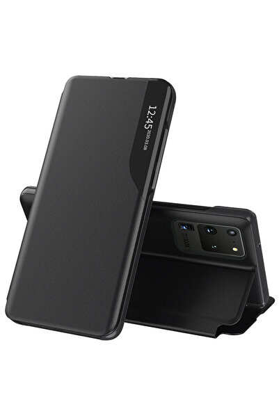 Samsung Husă din piele cu clapă pentru Galaxy S20 Ultra, neagră
