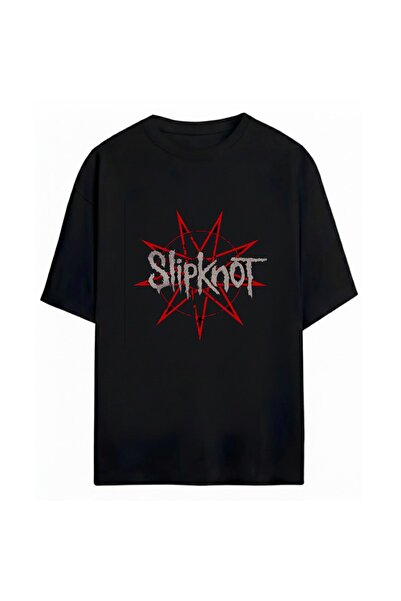 SVART WEAR Μπλουζάκι Slipknot με στάμπα Unisex Oversize από 100% βαμβάκι