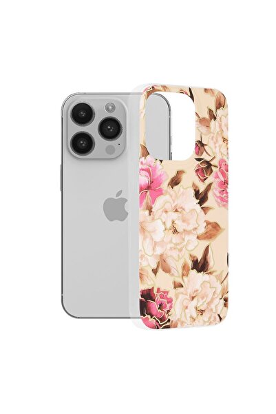 Techsuit iPhone 14 Pro Marble, Mary Berry Nude