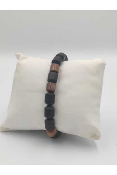 ALTUNTAŞ Kuka and Ebole Wood Combined Adjustable Bracelet