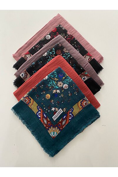 poloist 6 Mixed Patterned Cheesecloth Writing