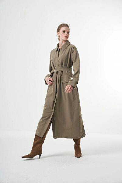 MissWhence Trench Coat Green 38500