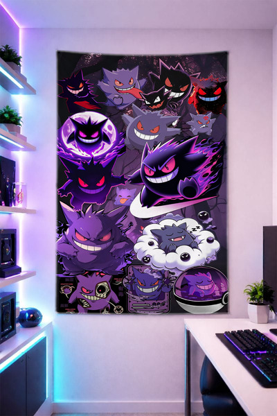 Reyhani Hunter Patterned Vertical Wall Covering Shiny Quality Fabric Room Dec...