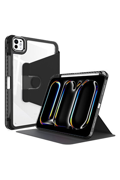 Techsuit Husă Crystal Vision pentru iPad Pro 11 (2024), neagră