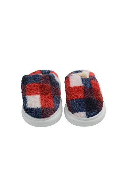 BGL نعال منزلية نسائية منقوشة من القطيفة بنعل ناعم للشتاء