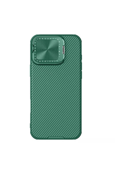 Nillkin Carcasă magnetică CamShield Prop pentru iPhone 16 Pro Max, verde