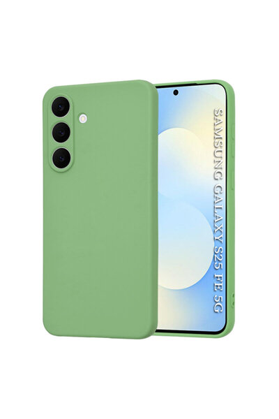 Techsuit Силиконов калъф SoftFlex за Samsung Galaxy S25 FE, светло зелен