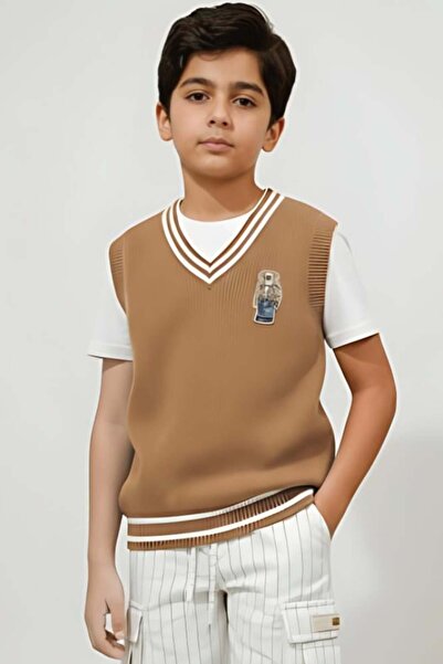 Alesaei-mondo tondo (Inner T-shirt with Wool Vest 4197)