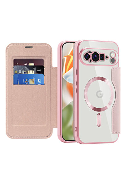 Techsuit Google Pixel 10 Pro XL SmartMag Book Case, pink