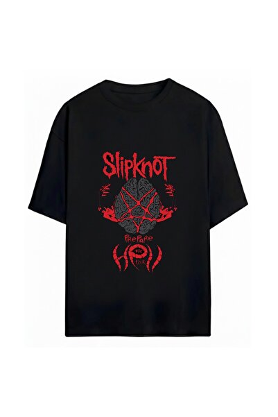 SVART WEAR Slipknot majica sa printom, unisex, oversize, 100% pamuk