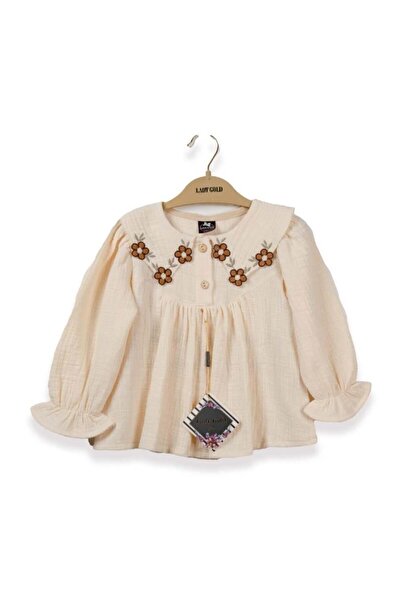 Minim Papatyali Girls' Single Shirt - Everyday - Special Day - Nursery - Holi...