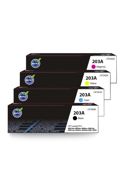 Mint مجموعة حبر ليزر 203A ملون