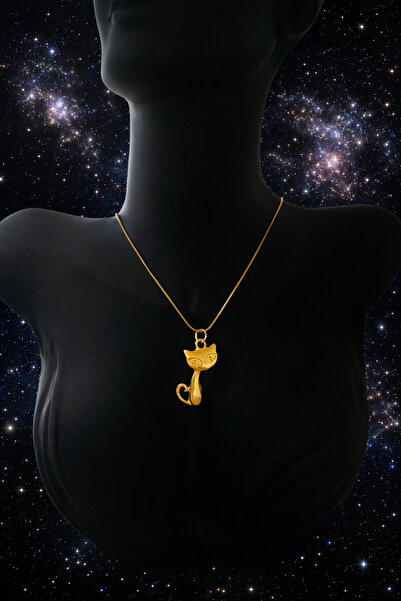 SENTİA ACCSSESORY Cat Pendant Necklace