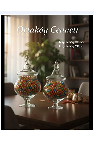 ORTAKÖY CENNETİ Drajelik 2 Pieces, 1 Small 20 No. 1 Large 33 No. Plain Storag...