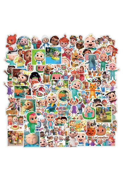 FEMININO ملصقات كوكوميلون للمشي على الجدران للأطفال، مصنوعة من الفينيل المقاو...