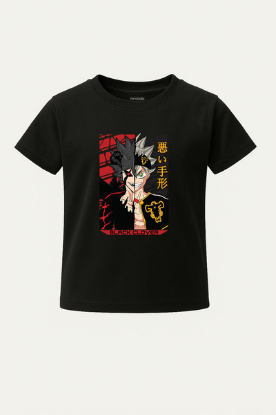 nirvoda Tricou pentru copii Asta Black Clover Tricou pentru copii cu imprimeu