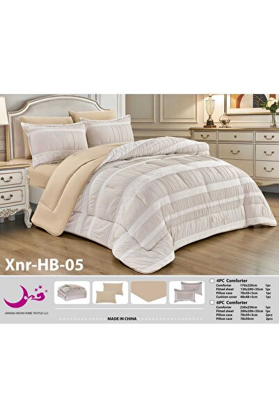 Moon Summer embroidered puffy microfiber bedspread 230*250 - 6-piece Duvet se...